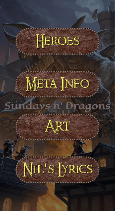 Mobile Preview of Sundays n Dragons Website